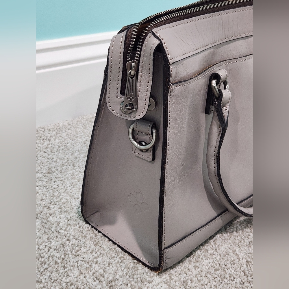 Patricia Nash Josselin Vintage Parisian Tooled Leather Satchel - Picture 5 of 7